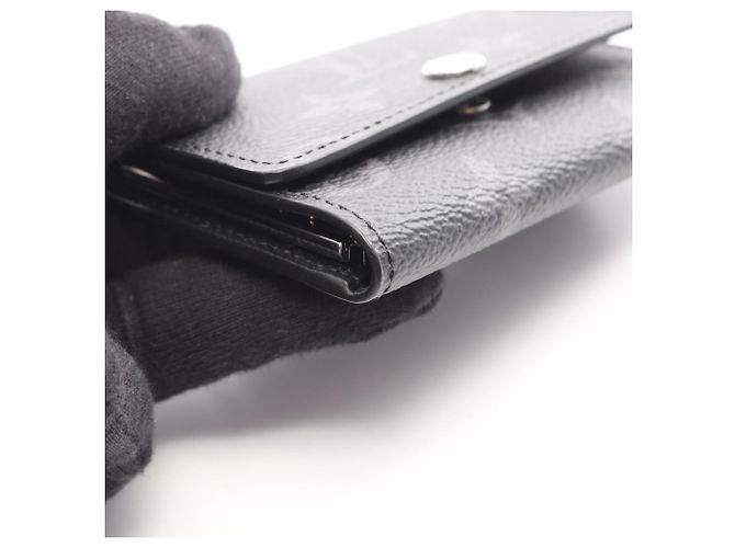 Portachiavi Louis Vuitton Multicles 6 Monogram Eclipse Nero - vista 5
