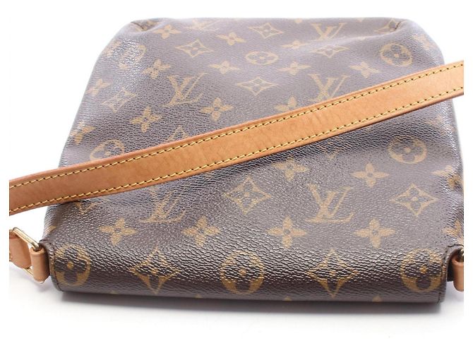 Borsa a tracolla Louis Vuitton Musette Salsa con tracolla lunga Marrone - vista 7