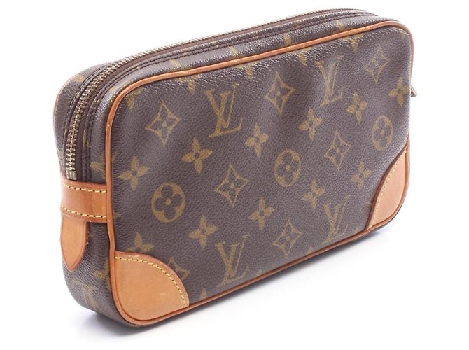 Borsa a Pochette Louis Vuitton Marly Dragonne PM Marrone - vista 2