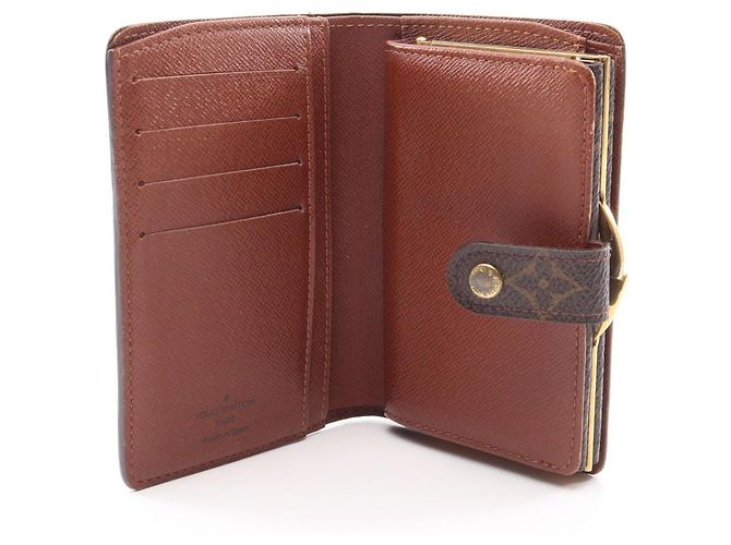 Portafoglio bi-fold Louis Vuitton Marrone - vista 3