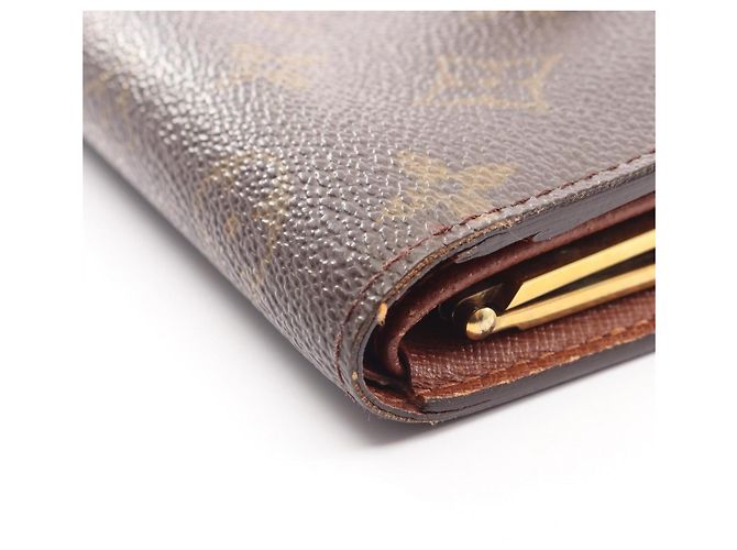 Portafoglio bi-fold Louis Vuitton Marrone - vista 9