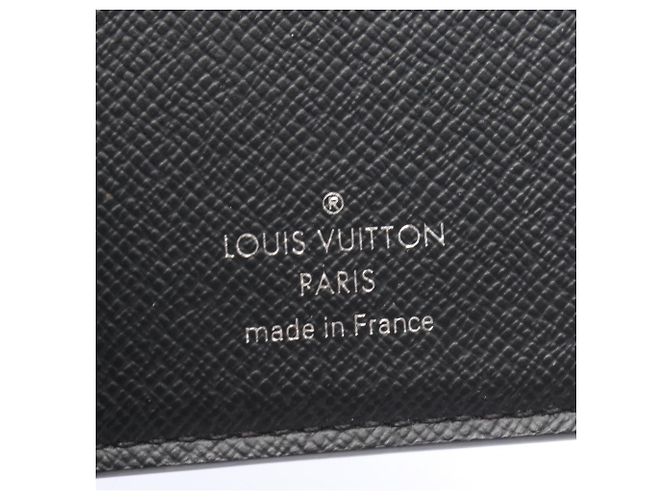 Louis Vuitton Portefeuille Brazza Taiga Noir Bi-fold Long Wallet Nero - vista 5