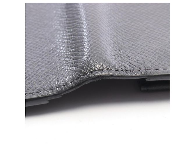 Louis Vuitton Portefeuille Brazza Taiga Noir Bi-fold Long Wallet Nero - vista 6