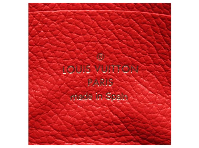 Louis Vuitton Pochette Double Zip Schultertasche Rot Marineblau - Ansicht 4