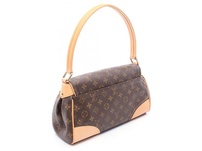 Borsa a tracolla Louis Vuitton Beverly MM Monogram Marrone - vista 2