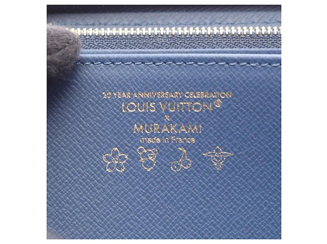 Louis Vuitton x Takashi Murakami Denim Langbörse - Ansicht 4