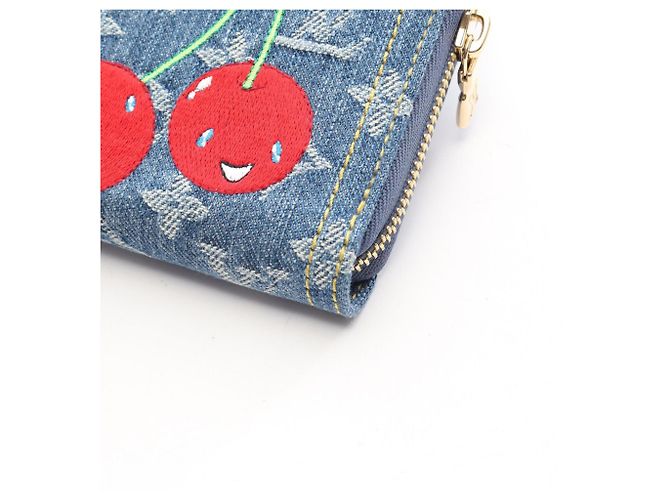 Louis Vuitton x Takashi Murakami Denim Langbörse - Ansicht 7