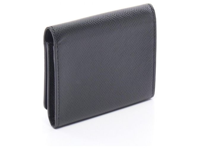 Portabiglietti Louis Vuitton Taiga Noir Nero - vista 2