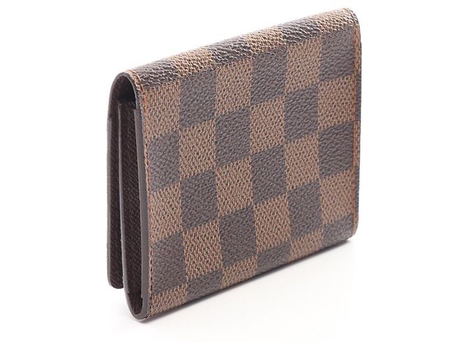 Tarjetero Louis Vuitton Damier Ebene Castaño - vista 2