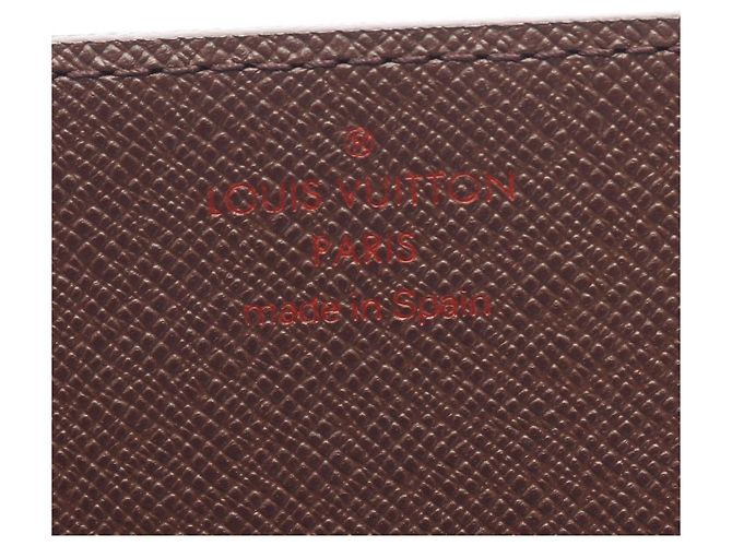 Tarjetero Louis Vuitton Damier Ebene Castaño - vista 4