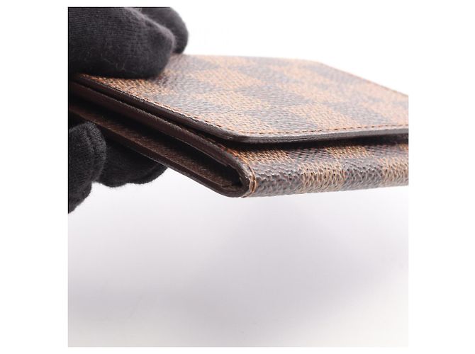 Tarjetero Louis Vuitton Damier Ebene Castaño - vista 7