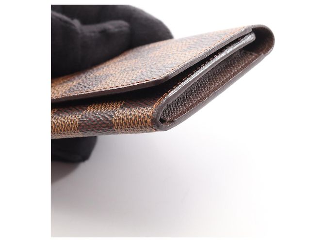 Tarjetero Louis Vuitton Damier Ebene Castaño - vista 8