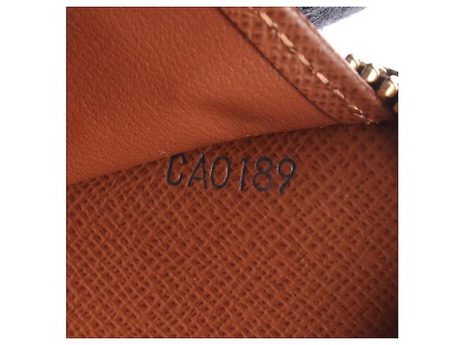 Louis Vuitton Zippy Organizer Monogram Cartera Larga Redonda Castaño - vista 6