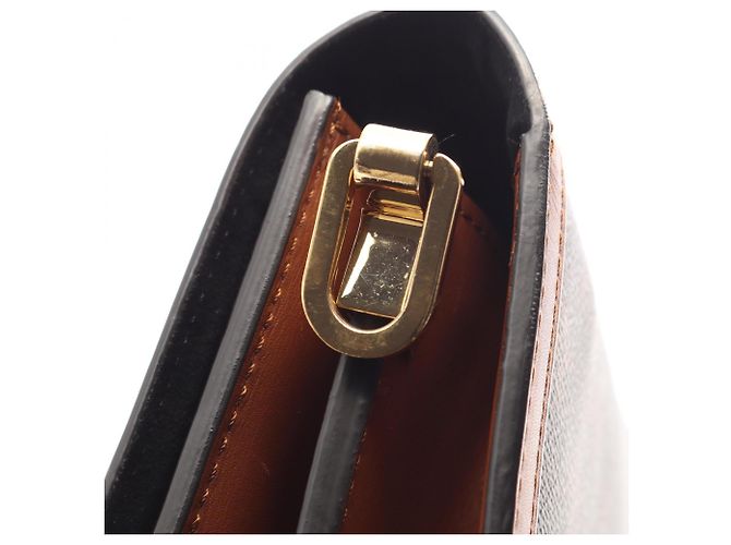 Borsa a tracolla Louis Vuitton Dauphine MM Monogram Reverse Marrone - vista 10