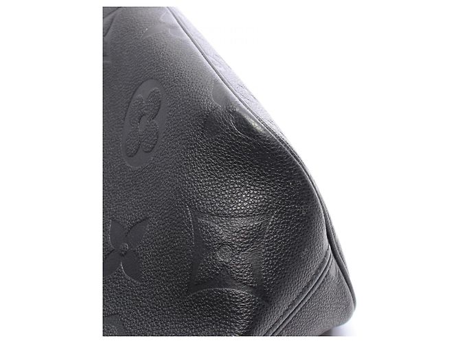 Louis Vuitton Neverfull MM Monogram Empreinte Noir Tote Bag Schwarz - Ansicht 5