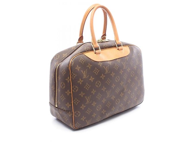 Borsa a mano Louis Vuitton Deauville Bowling Vanity Marrone - vista 2