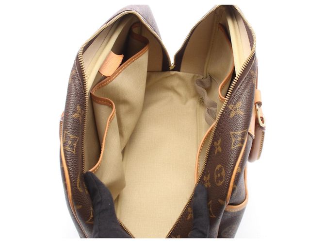 Borsa a mano Louis Vuitton Deauville Bowling Vanity Marrone - vista 3