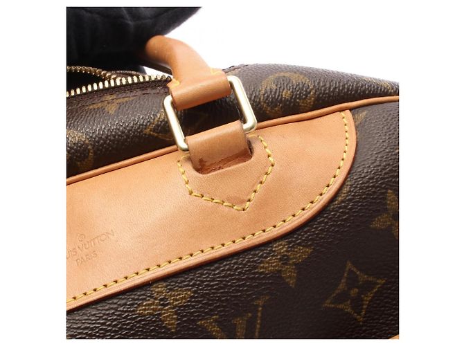 Borsa a mano Louis Vuitton Deauville Bowling Vanity Marrone - vista 8