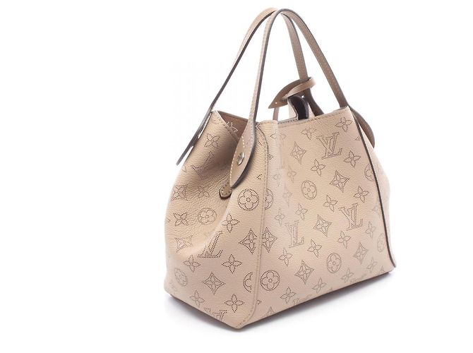 Borsa 2-Way Louis Vuitton Mahina PM Beige - vista 2