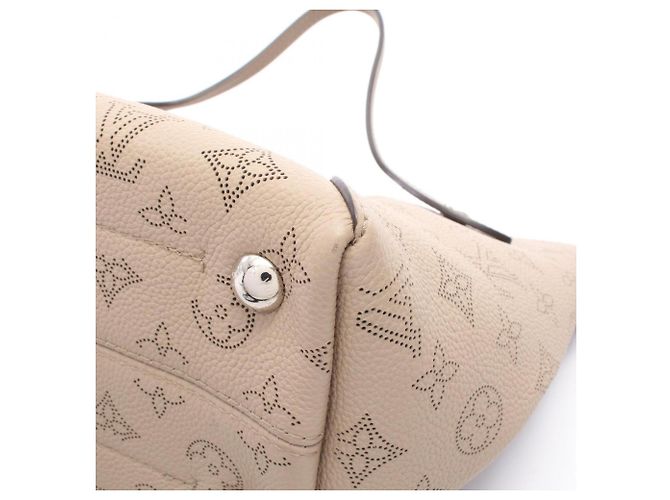 Borsa 2-Way Louis Vuitton Mahina PM Beige - vista 5