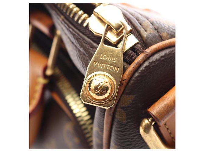 Sac à main Louis Vuitton Keepall Cargo 25 Monogram Archive Marron - vue 11