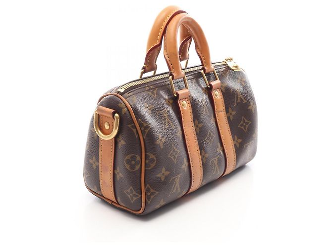 Sac à main Louis Vuitton Keepall Cargo 25 Monogram Archive Marron - vue 2