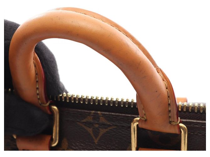 Sac à main Louis Vuitton Keepall Cargo 25 Monogram Archive Marron - vue 7