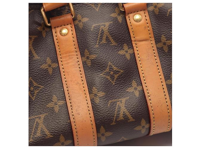Sac à main Louis Vuitton Keepall Cargo 25 Monogram Archive Marron - vue 8