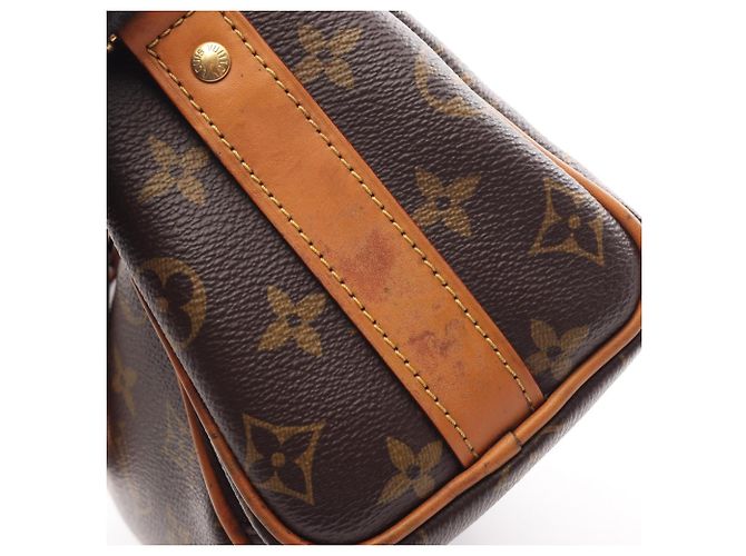 Sac à main Louis Vuitton Keepall Cargo 25 Monogram Archive Marron - vue 9