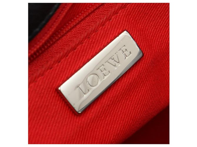 Borsa Loewe Anagram Nero - vista 4