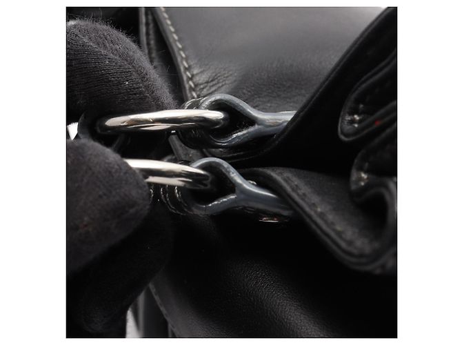 Borsa Loewe Anagram Nero - vista 9
