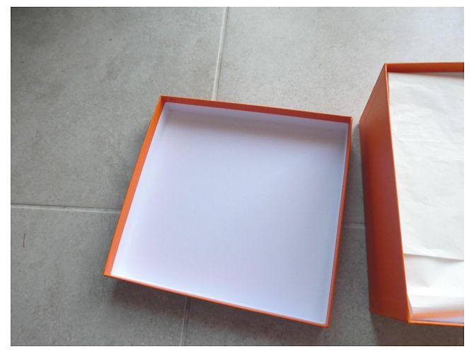 Hermès Mini Kelly II Orange Box Weiß - Ansicht 3