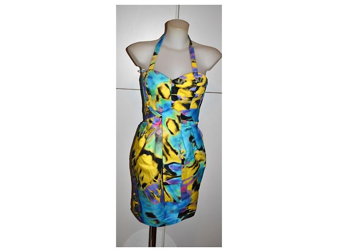 Love Moschino Mini-Kleid mit abstraktem Print - Ansicht 3