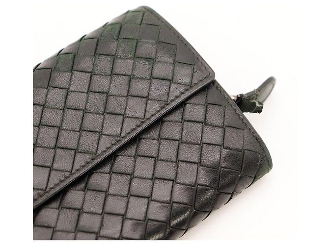 Bottega Veneta Intrecciato Leather Wallet Dark green - view 5