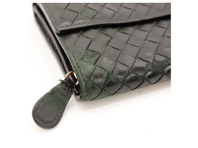 Bottega Veneta Intrecciato Leather Wallet Dark green - view 7