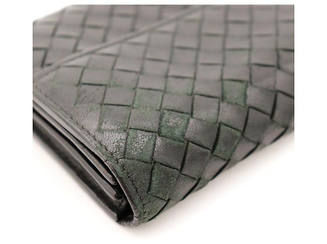 Bottega Veneta Intrecciato Leather Wallet Dark green - view 8
