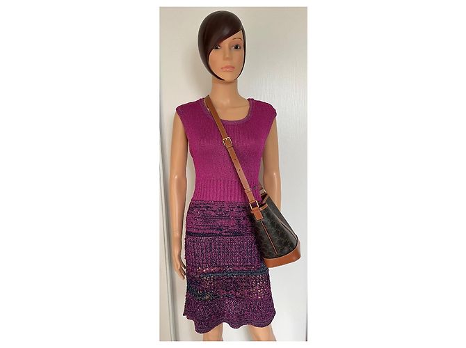 Céline Saco balde toile triomphe modelo pequeno Marrom Monograma - vista 13