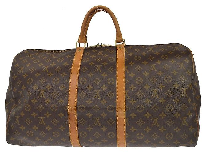 Louis Vuitton Keepall Monogram Canvas 55 Marrone - vista 2