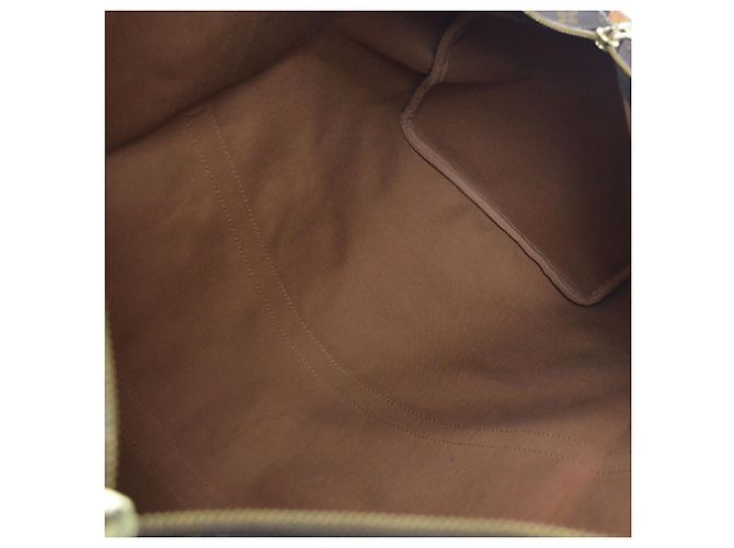 Louis Vuitton Keepall Monogram Canvas 55 Marrone - vista 3
