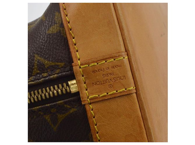 Louis Vuitton Alma Monogram Canvas PM Marrone - vista 4