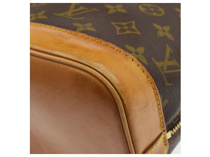 Louis Vuitton Alma Monogram Canvas PM Marrone - vista 7