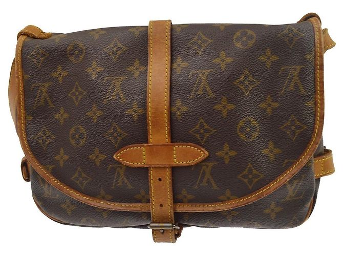 Louis Vuitton Saumur Monogram Canvas 30 Marrone - vista 2