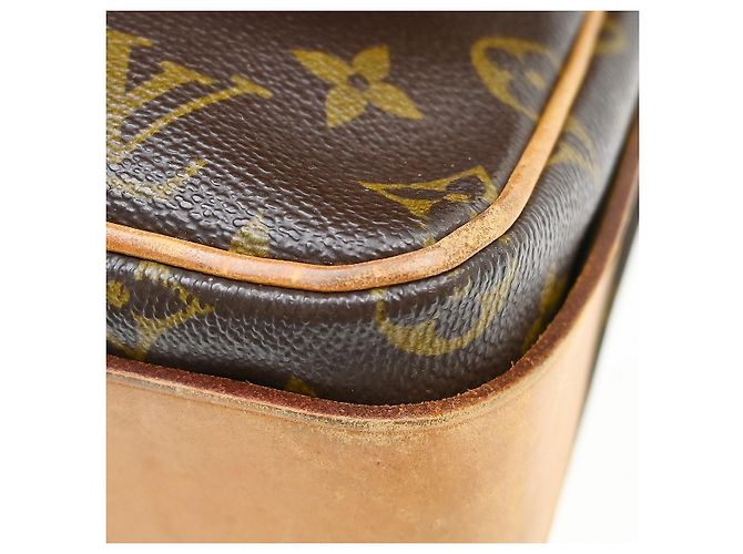 Louis Vuitton Cartouchiere Monogram Canvas GM Marrone - vista 7