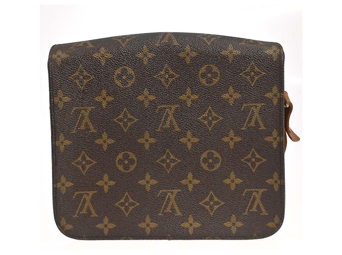 Louis Vuitton Cartouchiere Monogram Canvas MM Marrone - vista 2