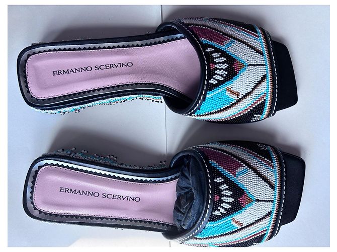 Sandales Ermanno Scervino avec perles - vue 2