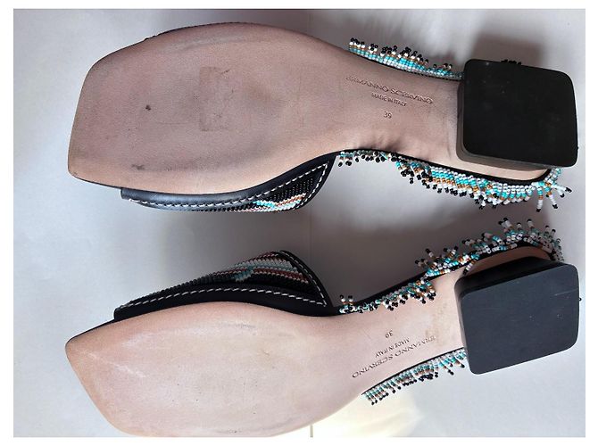 Sandales Ermanno Scervino avec perles - vue 6