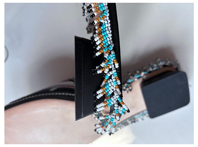 Sandales Ermanno Scervino avec perles - vue 8