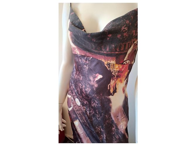 Mariella Burani Vestido largo estampado - vista 4