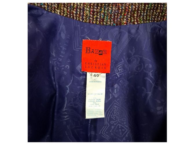 Abrigo Christian Lacroix Bazar Tweed - vista 7