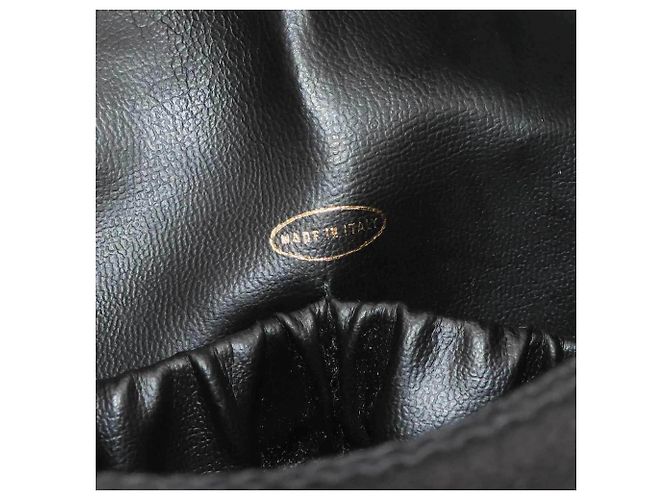 Pouch Chanel in pelle caviar nera - vista 8
